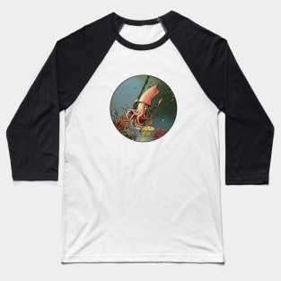 Squiddy à la Fragonard Baseball T-Shirt